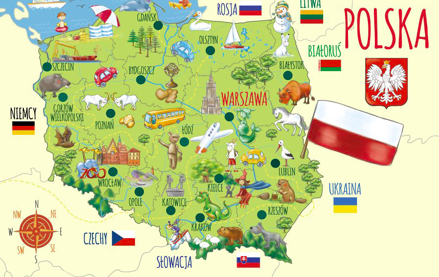 Polska pod względem powierzchni jest 69 krajem na świecie